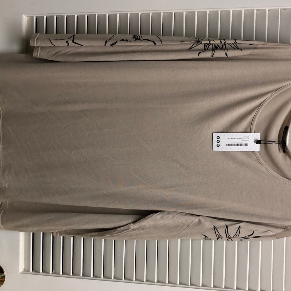 Long sleeve tan shirt